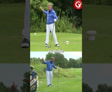 Why Swinging Slower Can Make Your Golf Shots Go Further #shorts