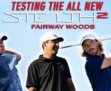 Scottie Scheffler, Collin Morikawa, And Tommy Fleetwood Fairway Wood Clinic | TaylorMade Golf