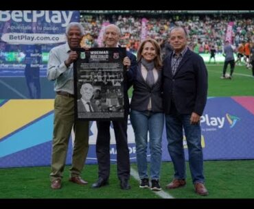 👏🏼¡Homenaje en vida! Reconocimiento a Wbeimar Muñoz en el clásico paisa