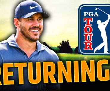 He's BAAAAACK! Could Brooks Koepka be Coming Back to the PGA Tour?