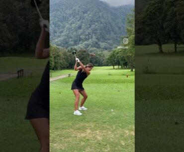 Playing golf in Bali… 🌴 #shorts #golf #golfgirl #golfswing #driver #golfshot #golfcourse