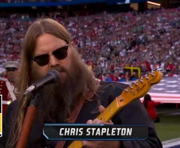 Super Bowl LVII: Chris Stapleton gives a moving rendition of the 'National Anthem' | NFL on FOX