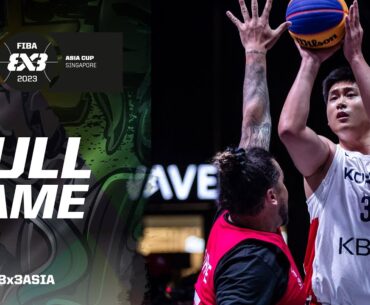 Republic of Korea vs Tonga | Men | Full Game | FIBA 3x3 Asia Cup 2023