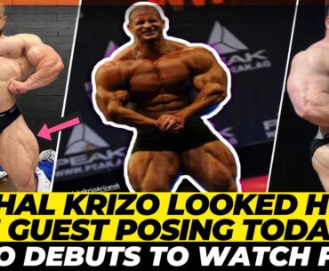 Michal Krizo looking huge in guest Posing + Are Vito's legs too big ? Pro Debuts of Justin & Carlos