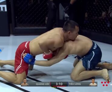 Trận đấu TRẦN QUANG LỘC vs LÝ TIỂU LONG | Giải MMA Lion Championship 2023