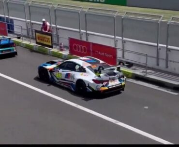 Free Practice  4  Bathurst 12H 2023 Valentino Rossi Saved from  bigcrash  red flag