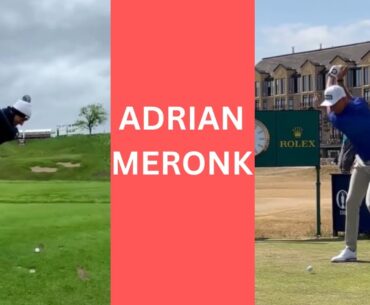 ADRIAN MERONK GOLF SWING (SLOW MOTION)