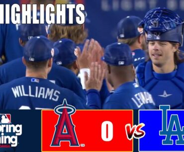 Angels vs. Dodgers 03/26 FULL Game Highlights | 2023 Spring Training - MLB PreSeason