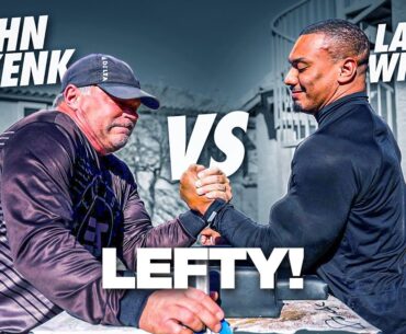 The GOAT John Brzenk vs Larry Wheels LEFTY!