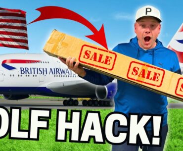 Buying INSANE DISCOUNT Golf Clubs - STICKING IT TO THE AIRLINES!