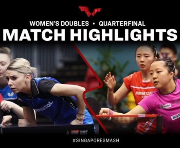 Sofia Polcanova/Bernadette Szocs vs Shin Yubin/Jeon Jihee | WD QF | Singapore Smash 2023