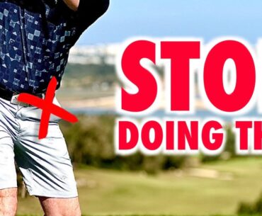 This move kills your driver swing and people teach it? (golf swing tips)