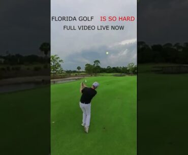 Florida Golf Courses Are So HARD !!!!