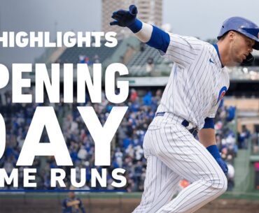 Happ's First-Pitch Homer, Grace's Tokyo Dome Dinger & More | Opening Day Cubs Home Run Highlights