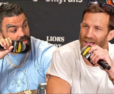 HIGHLIGHTS • LUKE ROCKHOLD VS MIKE PERRY FIERY KICKOFF PRESS CONFERENCE & FACE OFF VIDEO