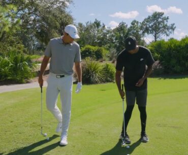 Tiger Woods & Scottie Scheffler's Short Sided Chip Master Class | TaylorMade Golf Europe