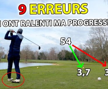 Ces erreurs qui ont ralenti ma progression au golf 😭