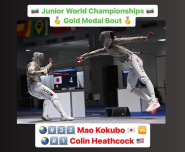 Junior Worlds 2023 JMS - GOLD - Kokubo Mao JPN v Colin Heathcock USA