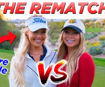 I Challenged Claire Hogle To a Golf Match!! (The Rematch)