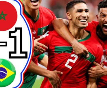 Morocco vs Brazil⚽2-1 Morocco vs Brazil|Morocco v Brazil All Goals & Highlight 2023