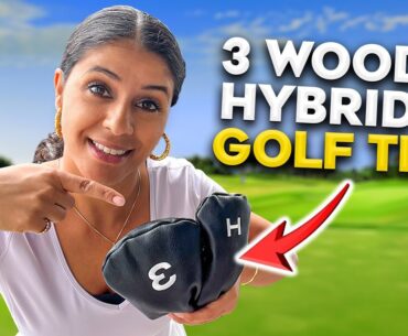 Beginner Golf Tips Hybrid and 3 Wood Golf Clubs | Indoor Golf Drills