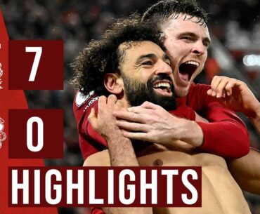 HIGHLIGHTS: Liverpool 7-0 Man United | Salah breaks club record as Reds score SEVEN!