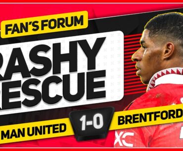 RASHFORD SAVED UNITED! Manchester United 1-0 Brentford | LIVE Fan Forum