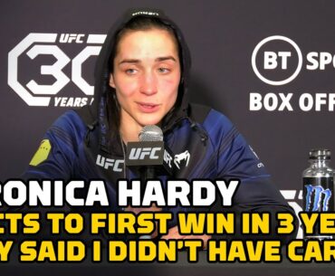 Veronica Hardy On First Win In 3 Years: ‘They Said I Didn’t Have Cardio’ | UFC 286 | MMA Fighting