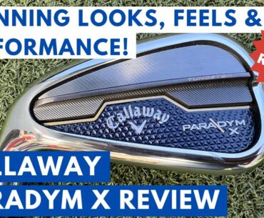 NEW CALLAWAY PARADYM X IRONS REVIEW 2023! Amazing looks, feel, distance and forgiveness!