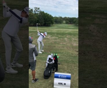 Michael Kim - M Kim golf swing on the driving range Valspar Championship 2023 #shorts #golf