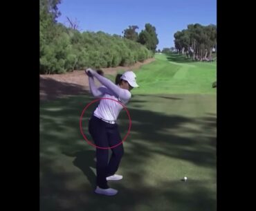 Ruoning Yin Golf Swing-COPY this UNBELIEVABLE Lower Body Action!