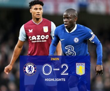 Chelsea v Aston Villa (0-2) | Highlights | Premier League