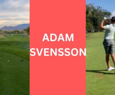 ADAM SVENSSON GOLF SWING (SLOW MOTION)