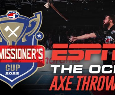 Axe Throwing on ESPN, THE OCHO!