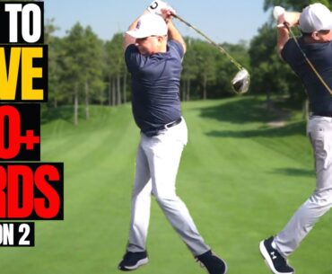 How to Hit a 350 Yard Drive:  Session 2