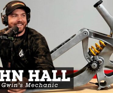 BIKE TECH & RACE TALK - John Hall, Aaron Gwin's Mechanic - The Inside Line Ride Along