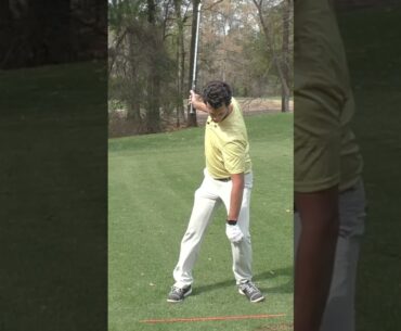 He Hits the FARTHEST with Weight Forward - 330+ Yard Drives Without Shifting Weight!