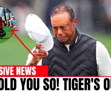 TIGER WOODS WITHDRAWS FROM THE MASTERS 2023