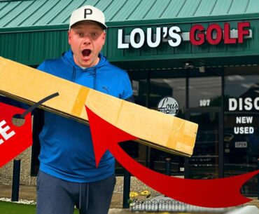 Buying My NEW CLUBS From A DISCOUNT GOLF STORE!