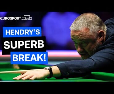 "The Return Of The King!" 👑 | Hendry's 102 Break In Opening Frame At Qualifiers! | Eurosport Snooker