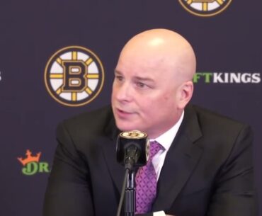 Jim Montgomery Give Charlie McAvoy INJURY UPDATE | Bruins Postgame Interview