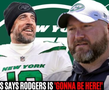 Reacting to New York Jets GM Joe Douglas saying Aaron Rodgers is 'GONNA BE HERE'