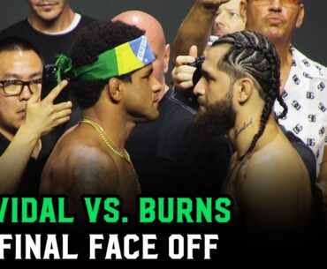 Jorge Masvidal vs. Gilbert Burns Final Face Off | UFC 287