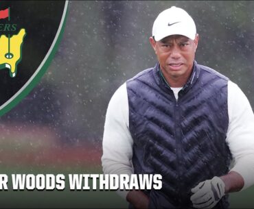 Tiger Woods withdraws from Masters due to injury