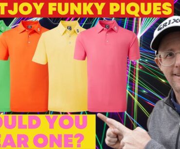 Funky FootJoy Pique Shirts: Perfect for Summer Golf - Would you wear one?