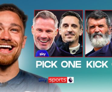 Carra & Nev or Keane & Micah... Pick One, Kick One! | Matty Cash and Tyrone Mings | Aston Villa