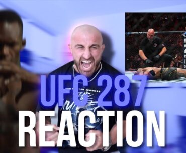 Alexander Volkanovski Reacts to INSANE Israel Adesanya KO at UFC 287