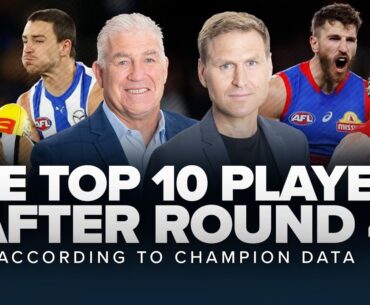 The top 10 AFL players, best kicks and biggest stars after 4 rounds - SEN