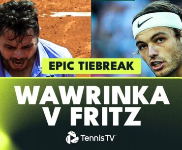 Taylor Fritz vs Stan Wawrinka DRAMATIC Tiebreak! | Monte Carlo 2023