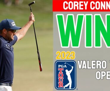 Corey Conners |  PGA Tour 2023 Valero Texas Open Winner Press Conference Interview ⛳